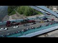 Otwarcie mostu w Nowym Sączu - ujęcia z drona